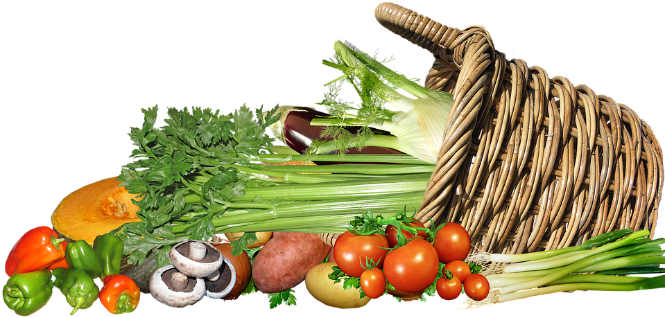 Vegetables, Basket, Food, Cooking, Vegetarian, Healthy - Vegetables Png, Transparent Png PNG with transparent background