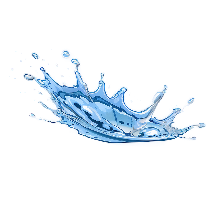 Fresh Water Splash Cartoon Png Qth