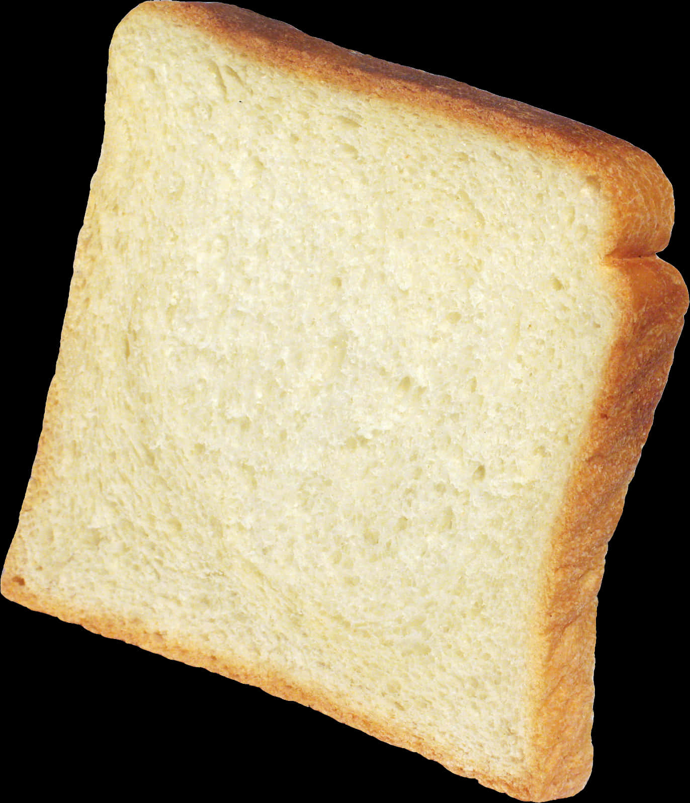 Fresh White Bread Slice PNG with transparent background