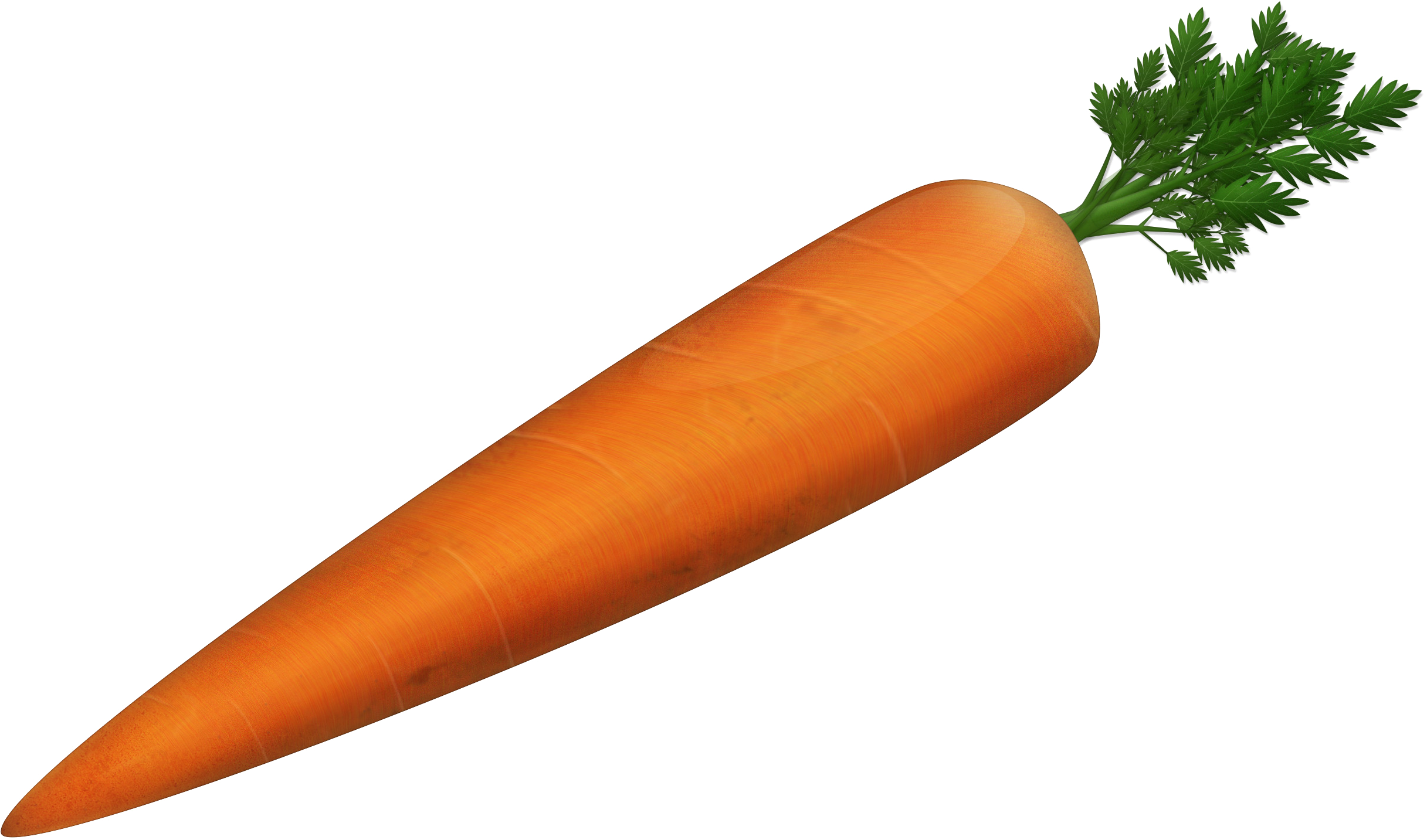 Fresh Whole Carrot Image PNG with transparent background