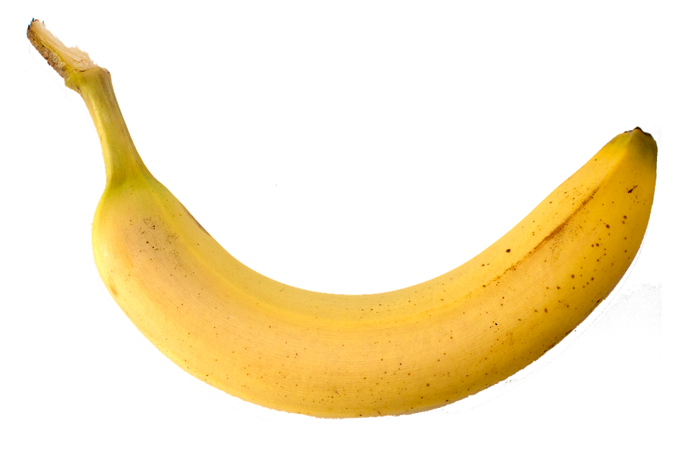 Fresh Yellow Banana Isolated