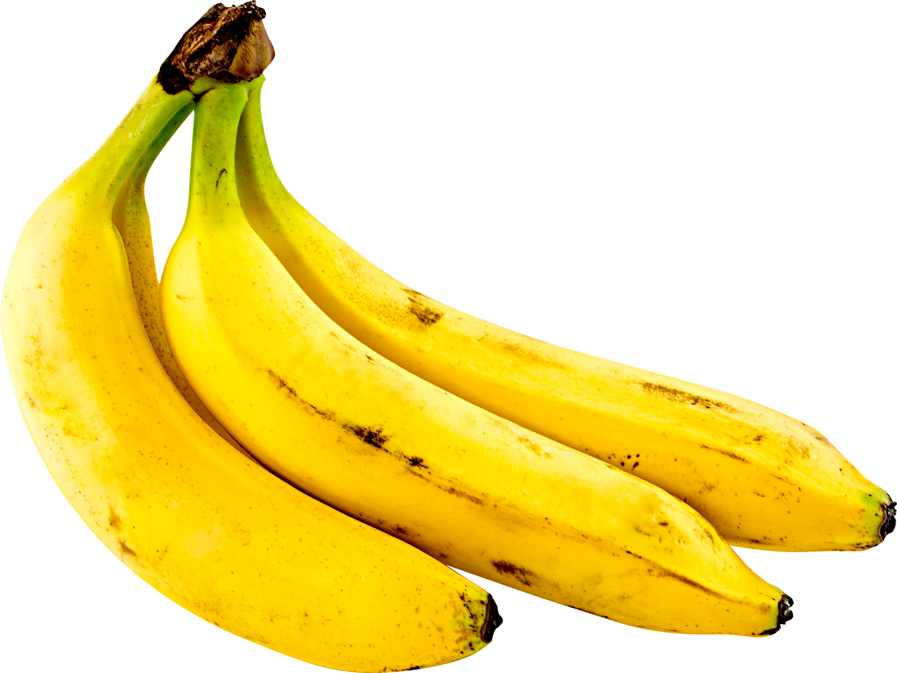 Fresh Yellow Bananas Isolated