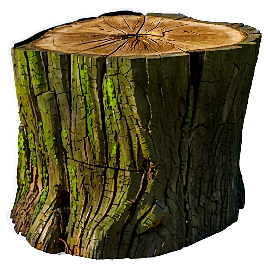 Freshly Cut Tree Stump Png 06132024