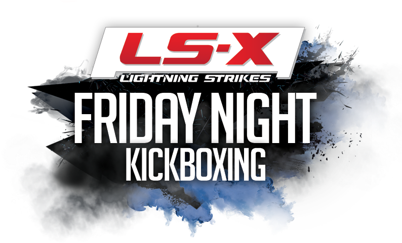 Friday Night Kickboxing Event Poster PNG with transparent background