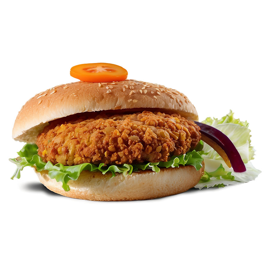 Fried Chicken Burger Png Xwm