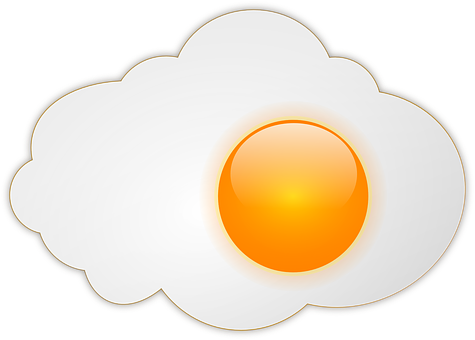 Fried Egg Vector Illustration