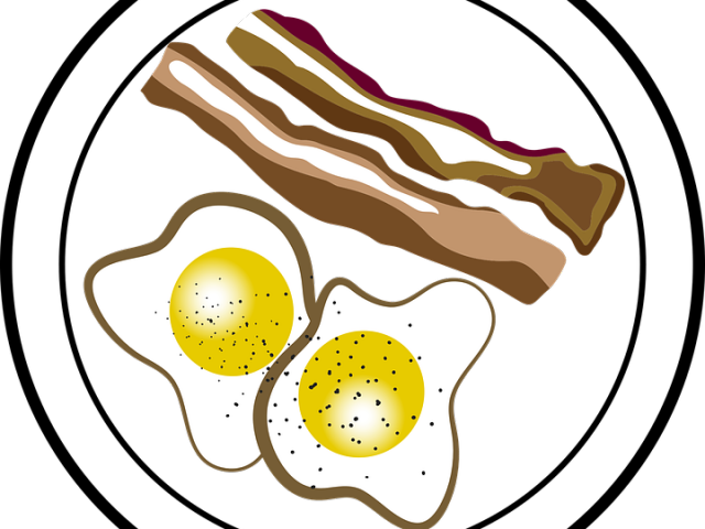 Fried Eggsand Bacon Clipart