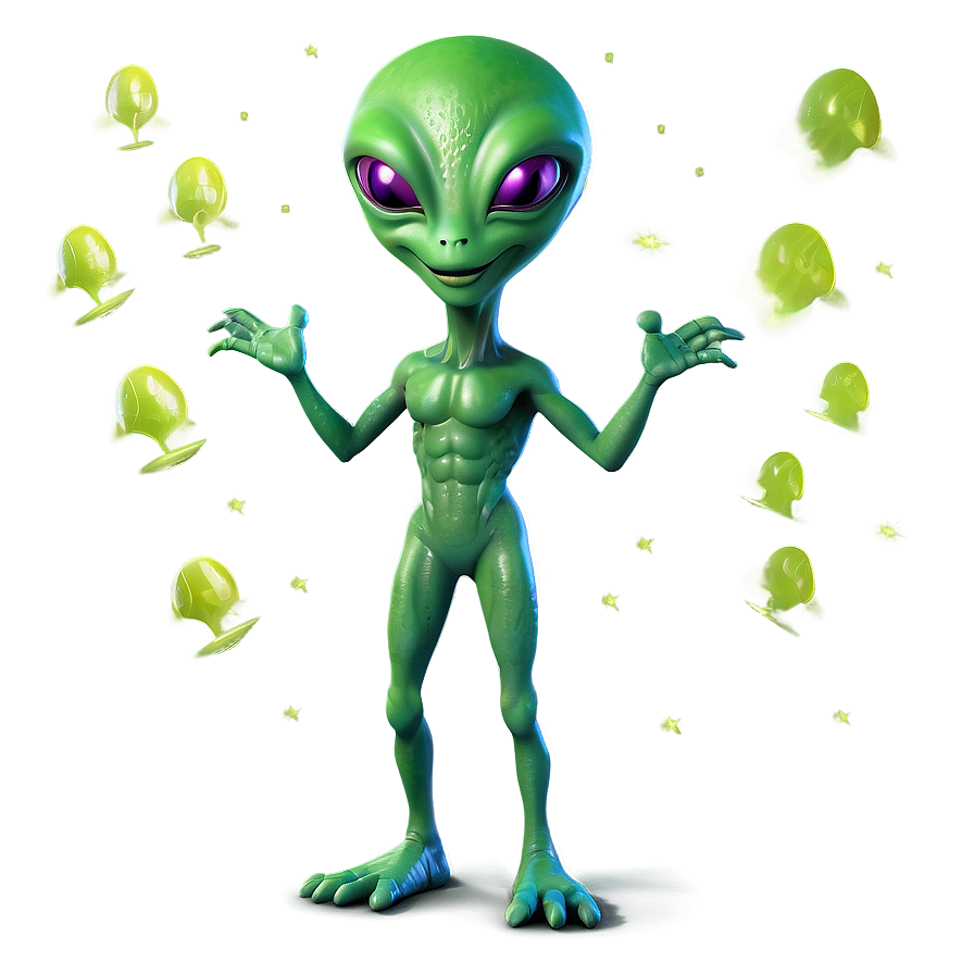 Friendly Alien Png 05032024