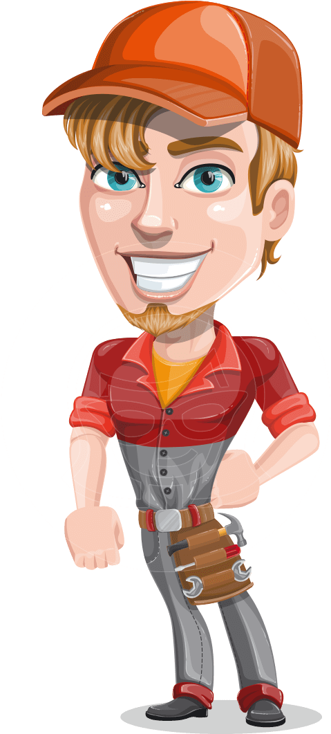 Vector Mechanic Character Png, Transparent Png PNG with transparent background