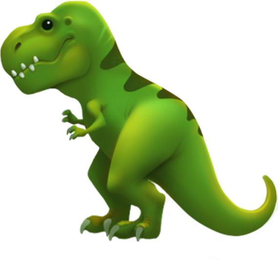 Friendly Cartoon Tyrannosaurus Rex