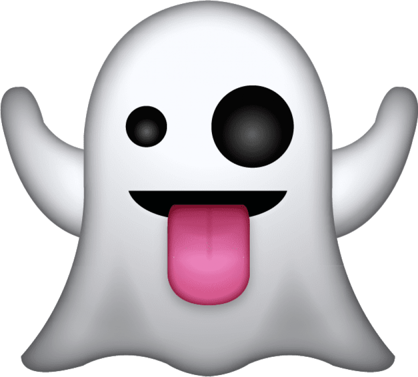 Ghost Emoji Png, Transparent Png PNG with transparent background