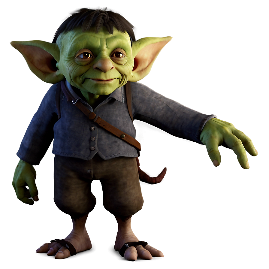 Friendly Goblin Villager Png 05252024