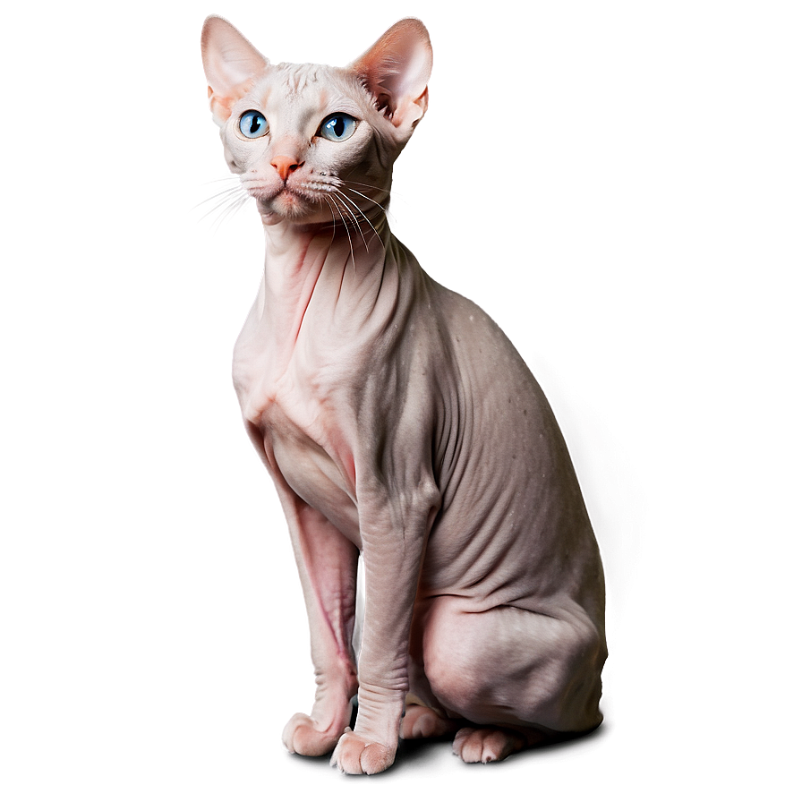 Friendly Hairless Cat Png 06252024