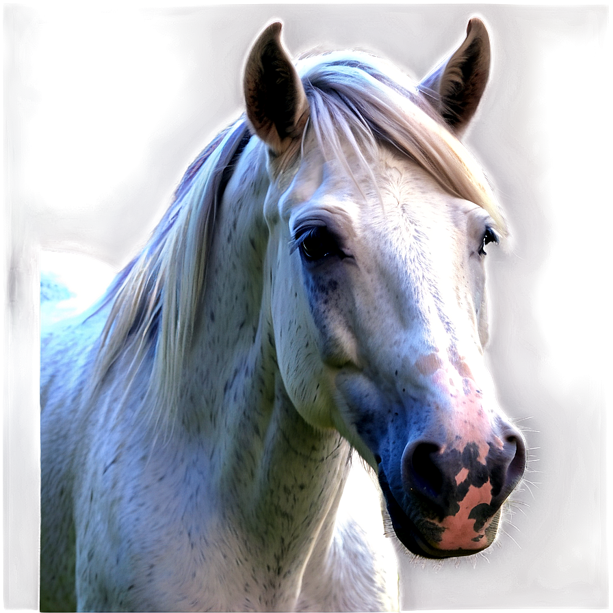 Friendly Horse Cartoon Png Qcb