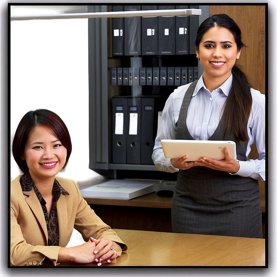 Friendly Office Employee PNG bjj PNG with transparent background