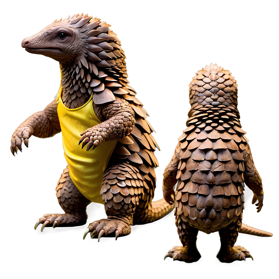 Friendly Pangolin Mascot Png 70