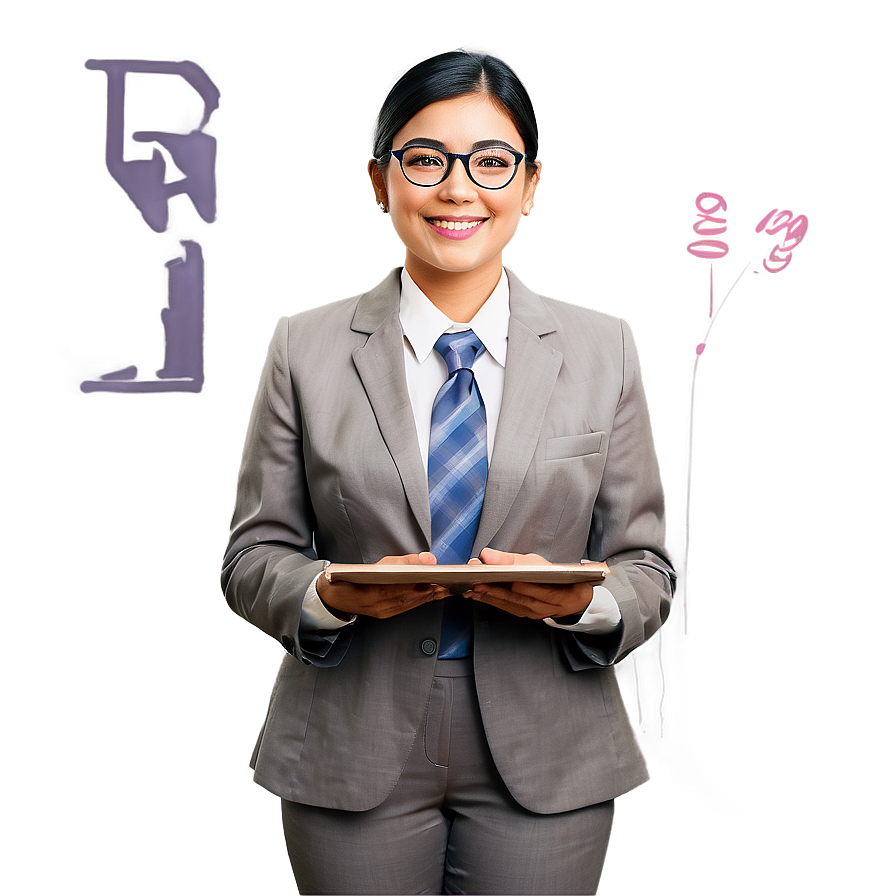 Friendly Receptionist Cartoon Png 06272024