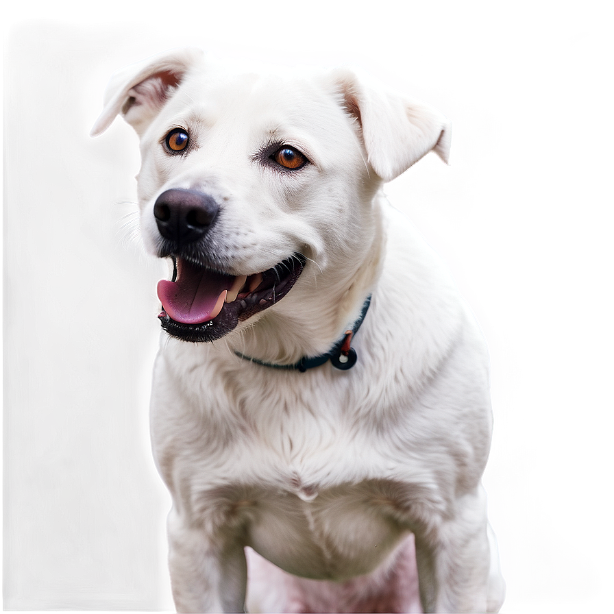 Friendly White Dog Png 26