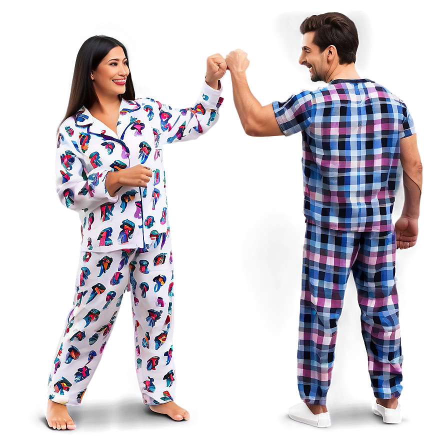 Friends In Pajamas Png 05212024