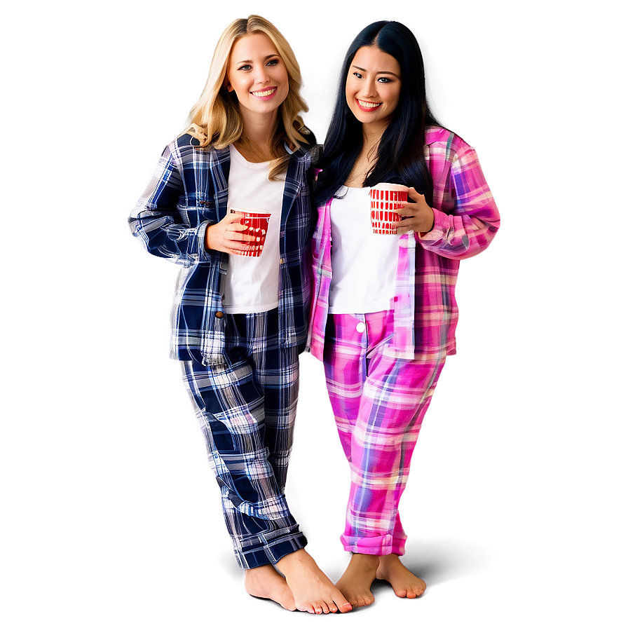 Friends In Pajamas Png Bvt