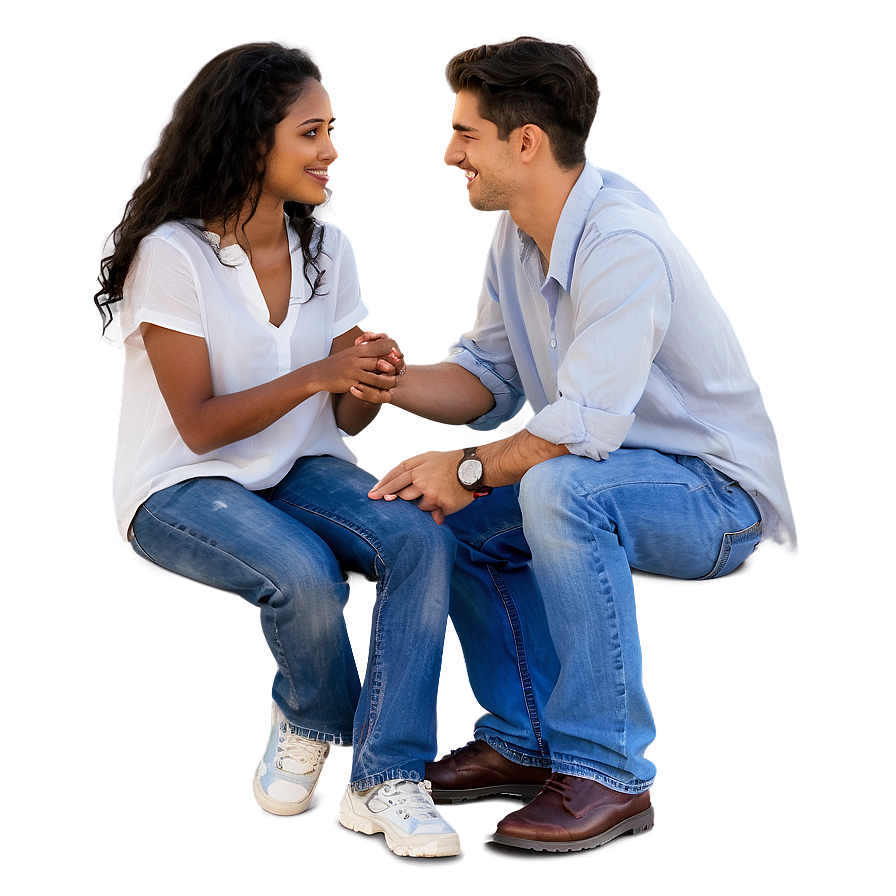 Friends Sitting in Circle PNG 05252024 PNG with transparent background