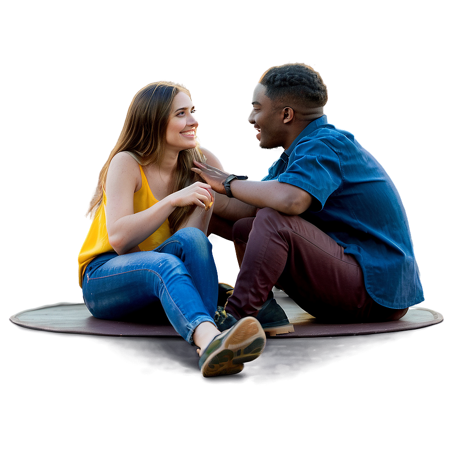 Friends Sitting in Circle PNG ltm PNG with transparent background