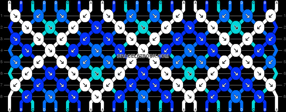 Diamond Pattern Friendship Bracelet - Wave Friendship Bracelet Patterns, HD Png Download PNG with transparent background