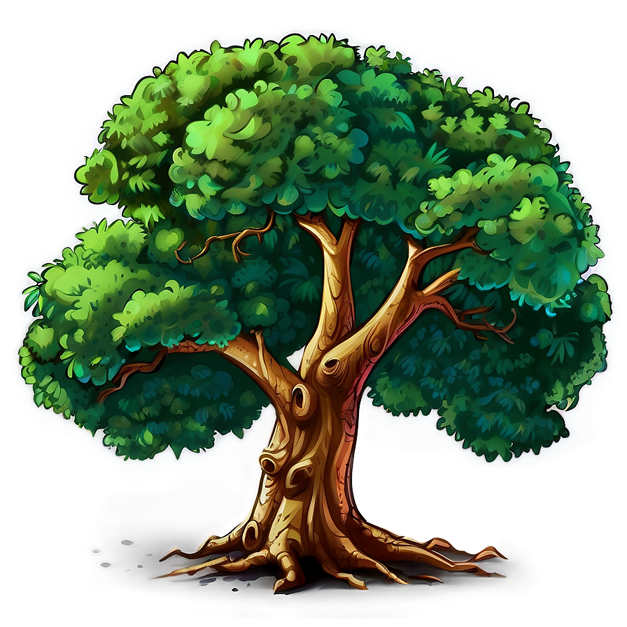 Friendship Tree Illustration PNG 06112024 PNG with transparent background