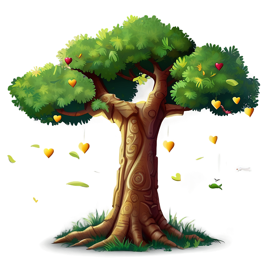 Friendship Tree Illustration PNG khn87 PNG with transparent background