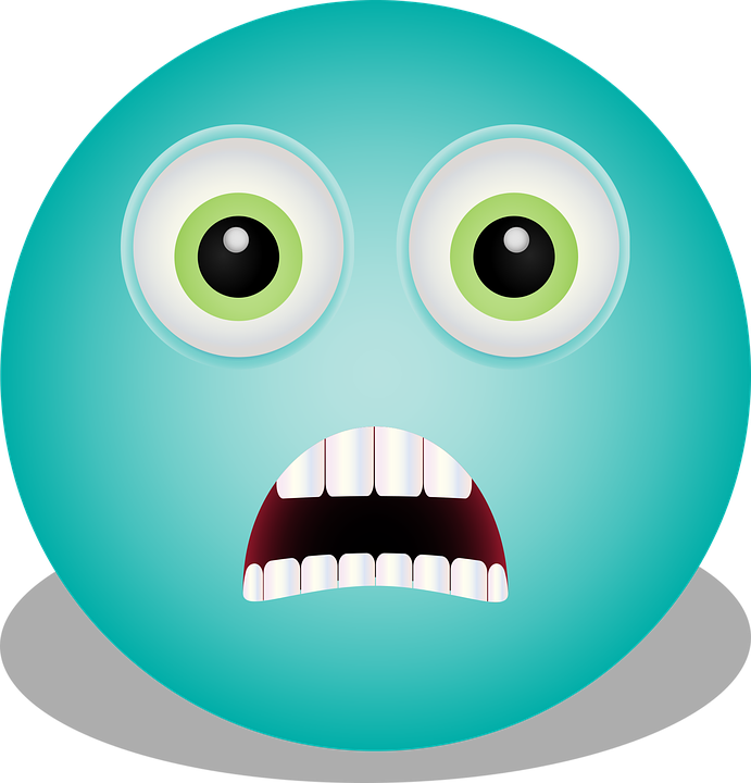 Graphic, Horrified Smiley, Emoji, Smiley, Shocked - Shocked Expression Boy Cartoon, HD Png Download PNG with transparent background