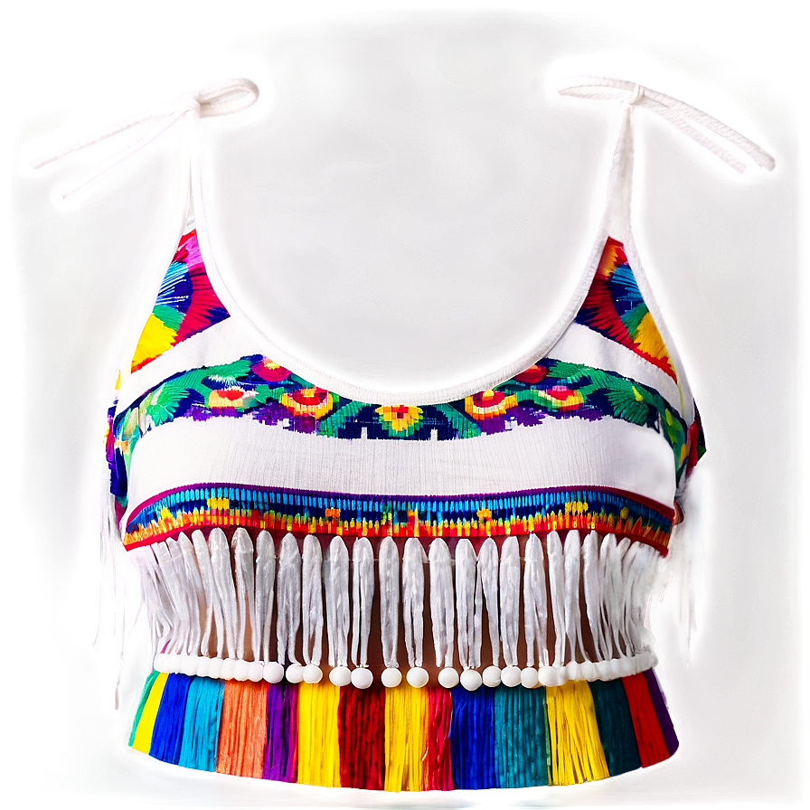 Fringe Crop Top Png Yob