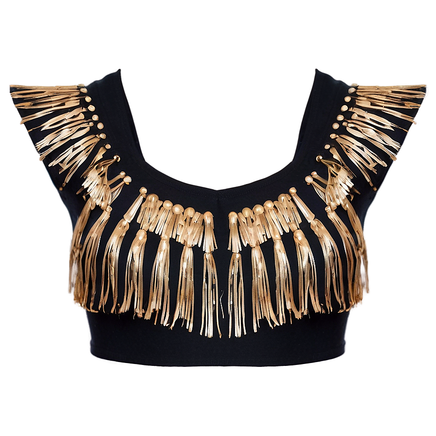 Fringe Crop Top Png Yuw