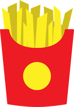 Frites Dessin Anime PNG image with a transparent background, free high-resolution download