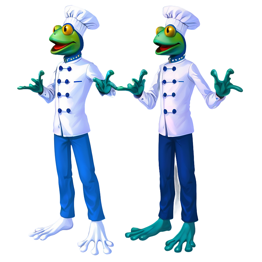 Frog Chef Cartoon Png Rbr