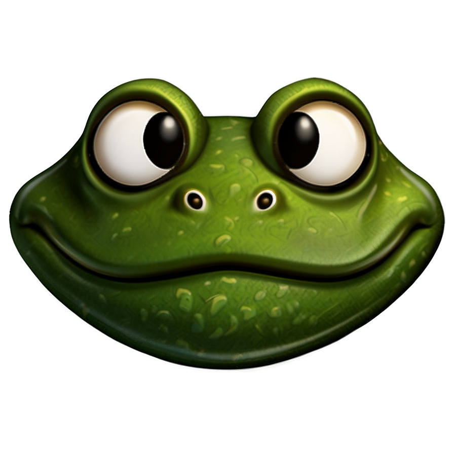 Frog Face Emoji Png 06212024