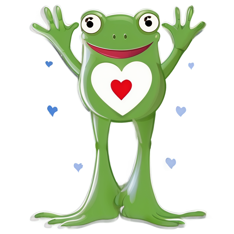 Frog In Love Cartoon Png 62