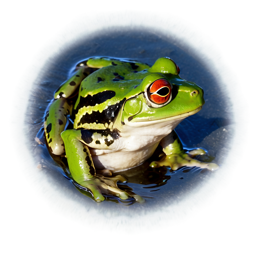 Frog In Pond Png 47