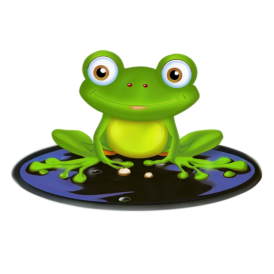 Frog In Pond Png 95