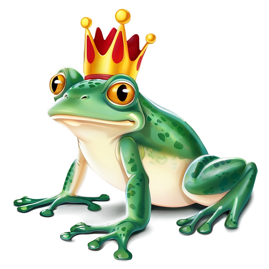 Frog Prince Cartoon PNG 06212024 PNG image with a transparent background, free high-resolution download