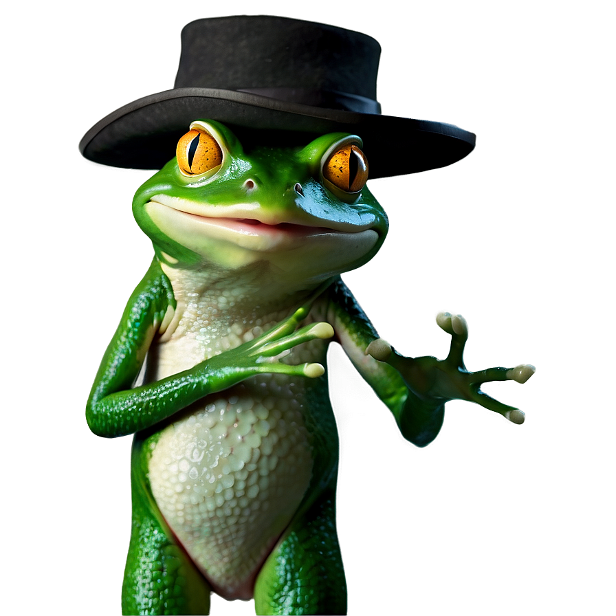 Frog With A Hat Png 06212024