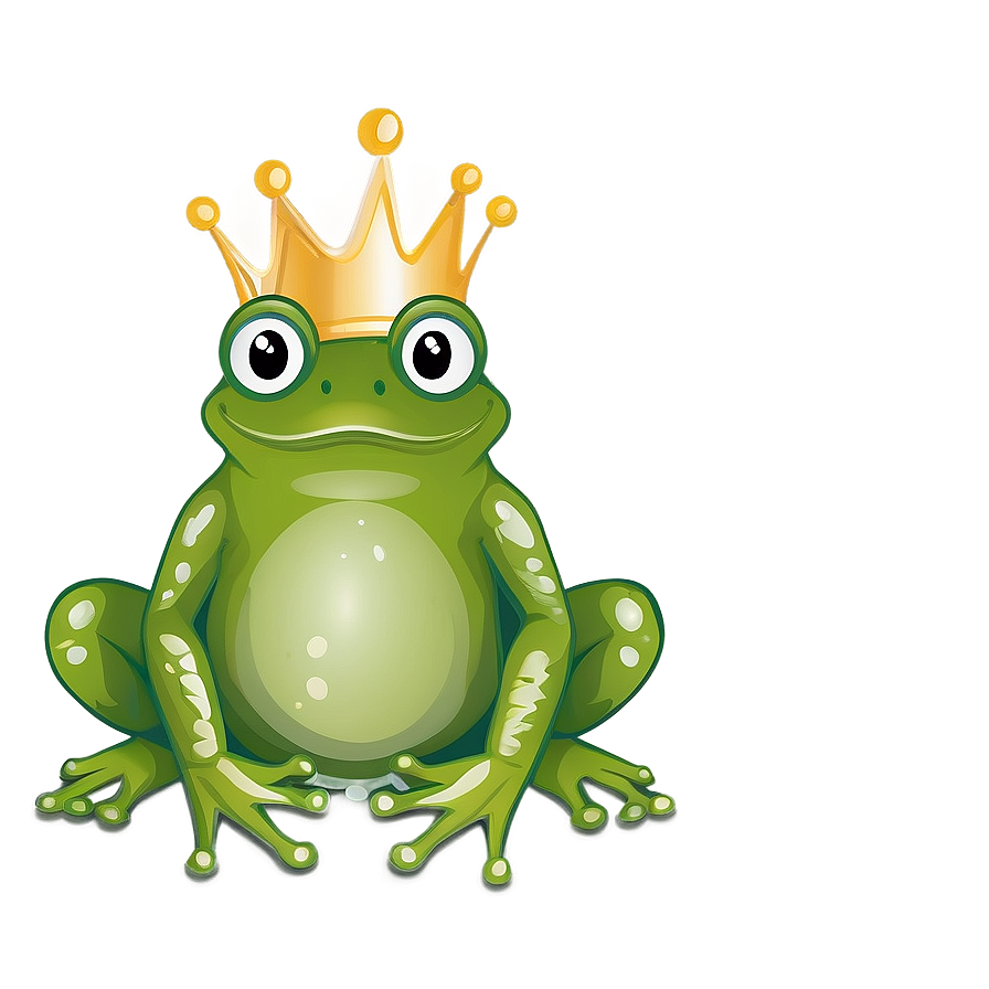 Frog With Crown Clipart Png 06262024