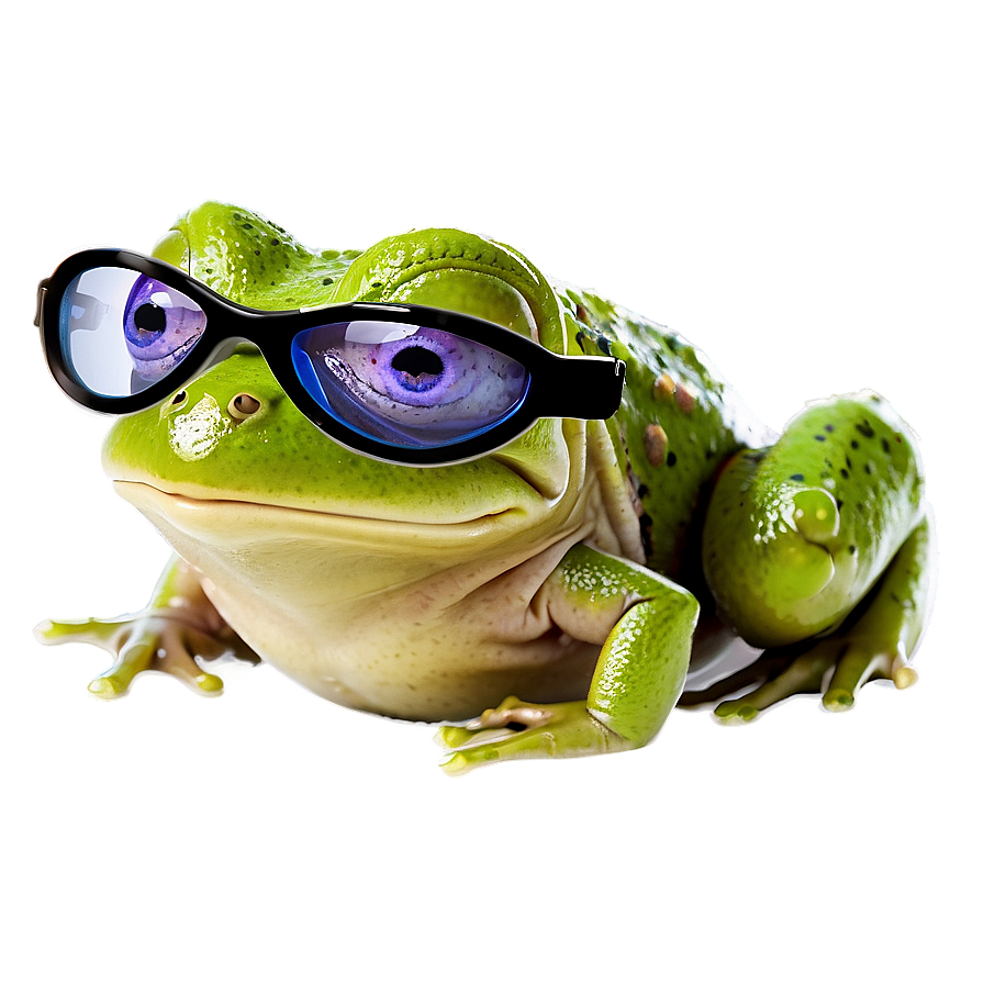 Frog With Glasses Png 17