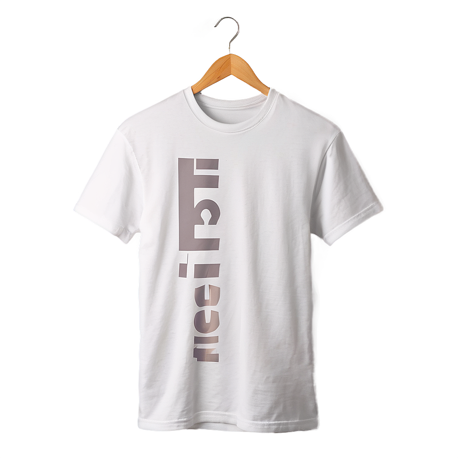 Front View White T-shirt Mockup Png 20