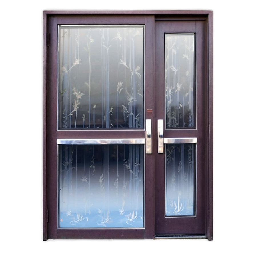 Frosted Glass Door Png Llh