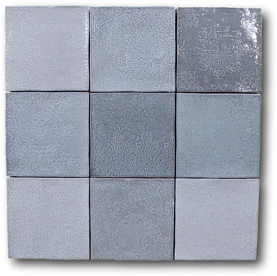 Mestizaje Zellige 5 X 5 Ceramic Tiles - Tile, HD Png Download PNG with transparent background