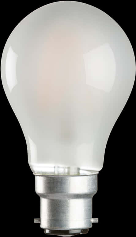 Frosted Incandescent Light Bulb PNG with transparent background