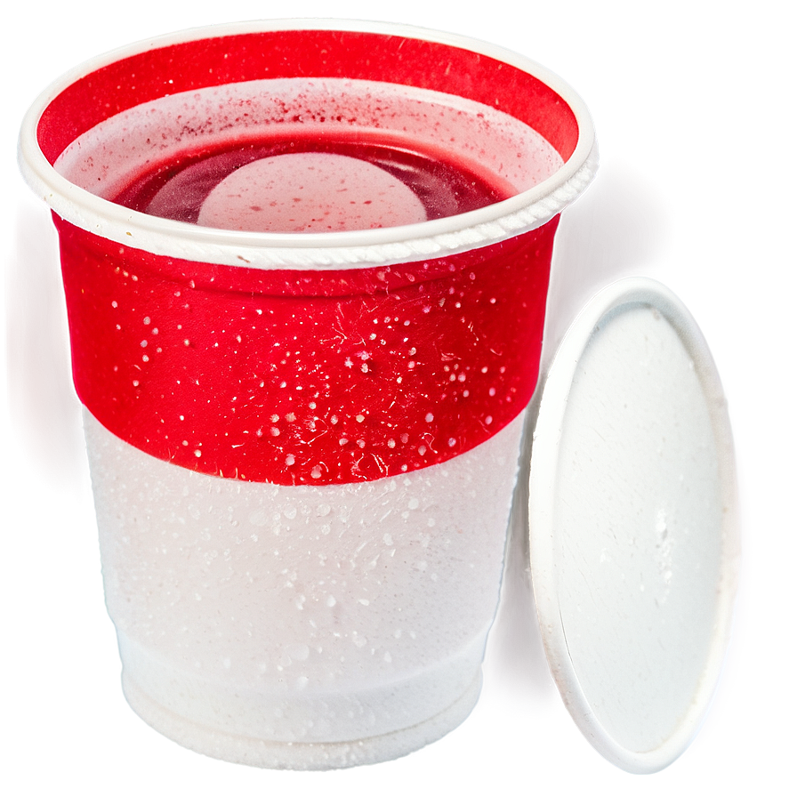 Frosted Red Cup Png Sju