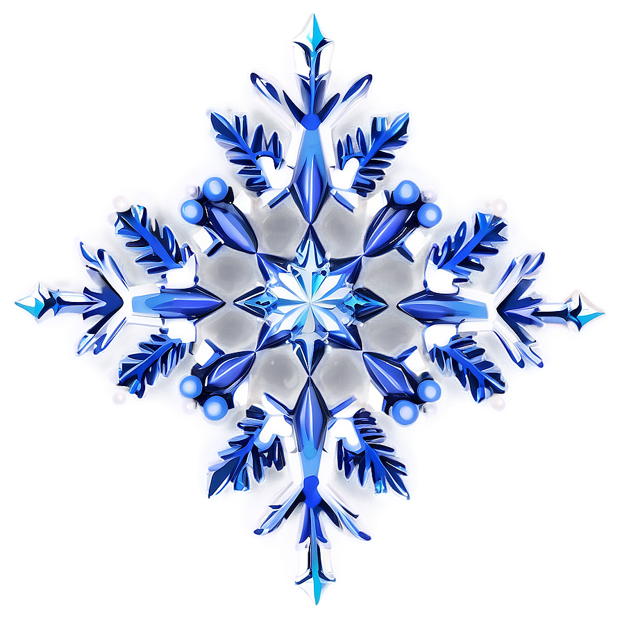 Frosted Snowflake Art Png 13