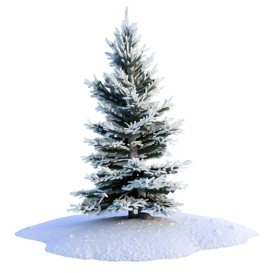 Frosty Pine Trees Png 06292024