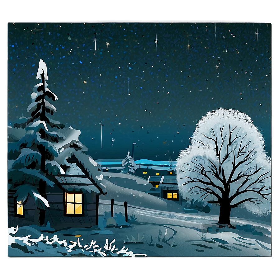 "Frosty Weather Illustration PNG" 06112024 PNG with transparent background
